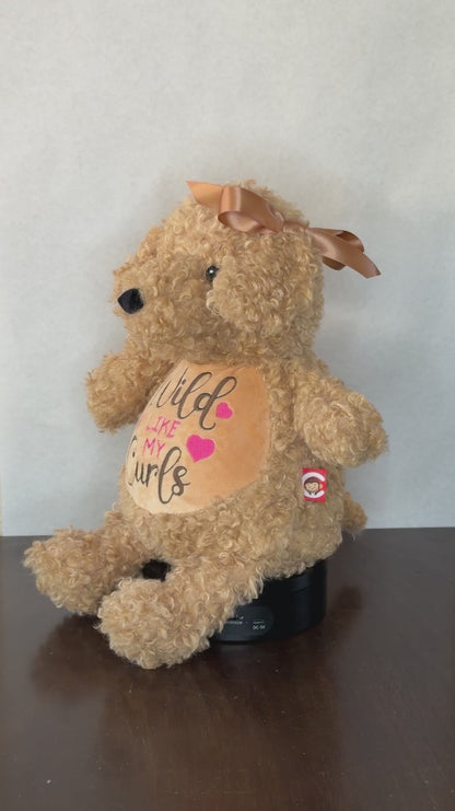 Cubbies® Embroidered Stuffed Animal - Wild Like My Curls