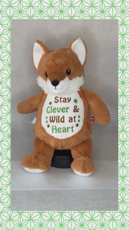 Cubbies® Embroidered Stuffed Animal - Clever Fox